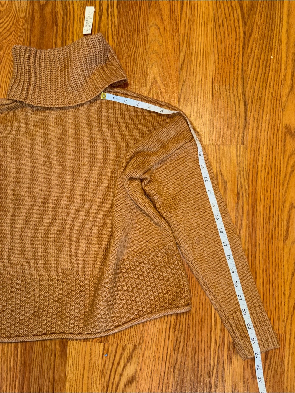 Madewell Sadler Boxy Merino Wool Blend Turtleneck Sweater - Picture 11 of 12